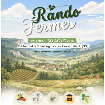 Randonnée pédestre Jura et visites de fermes - Balanod